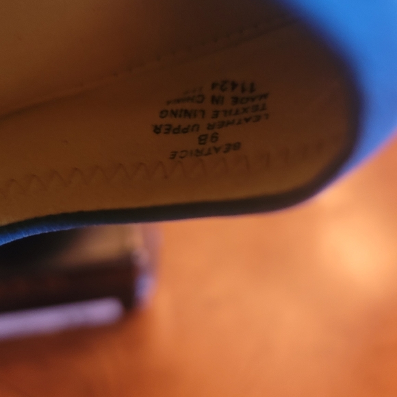 NWOT Ralph Lauren Royal Blue Turquoise Cobalt RL Logo Flats Size 9 - Picture 4 of 7